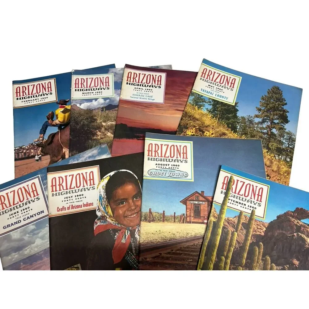 Vintage Arizona Highways Magazines 11 issues 1960 February - December